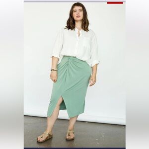 Anthropologie wrap skirt